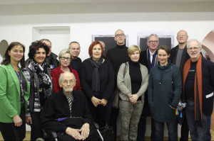 Die Künstlerinnen und KÜnstler der Ausstellung »mixed media« und Gäste